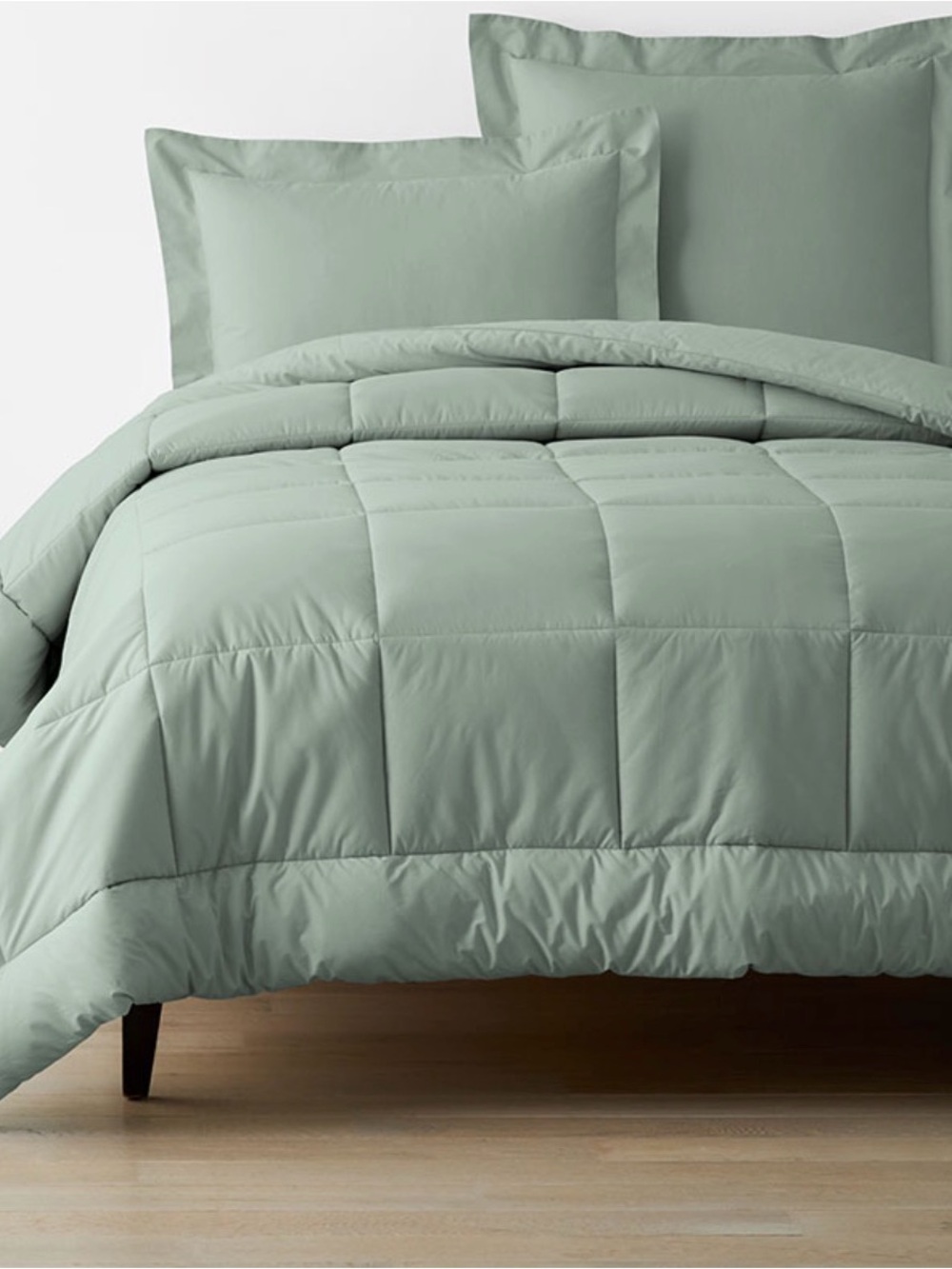 The Company Store Classic Cool Percale Comforter- Thyme